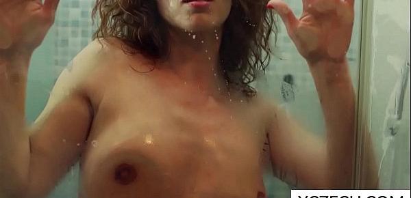  Erotic showering with super hot MILF